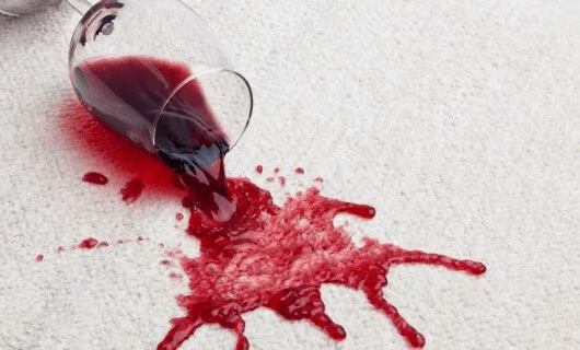 Red wine carpet stain cleaning | The Flooring Center