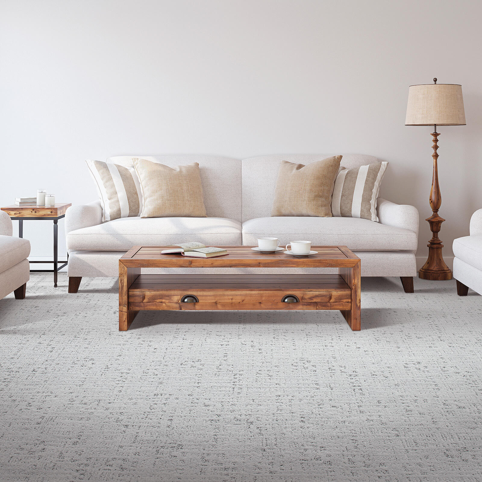 Living room carpet floor | The Flooring Center