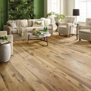 Hardwood flooring in a living room | The Flooring Center